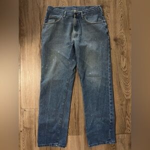 Men's Straight Fit Blue Denim Jeans